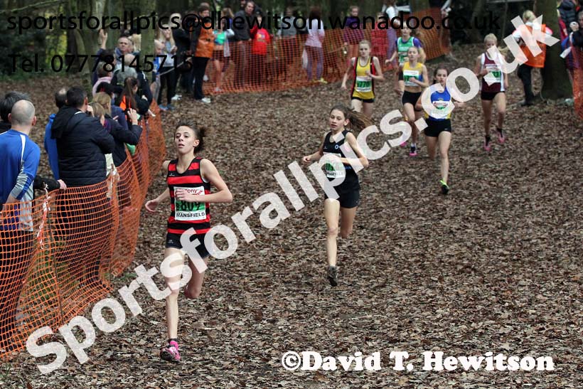Girls under-15s National Cross Country Relays. Photo: David T. Hewitson/Sports for All Pics